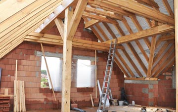 Bucks Horn Oak attic trusses